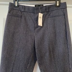 NWT BANANA REPUBLIC JACKSON FIT PANTS BLUE WITH WHITE STRIPES